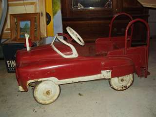 Antique kid car, Voiturette d'enfant antique en m&#233;
