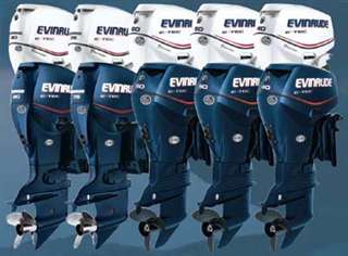 Evinrude Outboard Motors - 115 HP- 130 HP- 15 HP