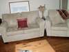 Causeuse et fauteuil