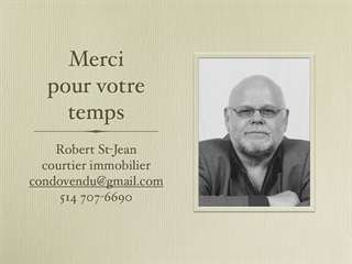Robert St-Jean courtier immobilier Sutton Synergie