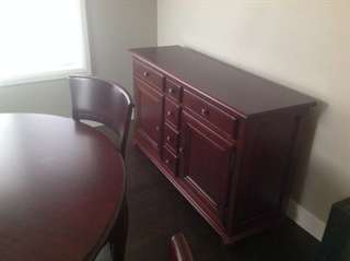 SET DE SALLE A DINER BOIS VERITABLE