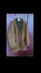 Manteau en peau de mouton v&#233;ritable.