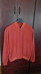Veston en soie orange