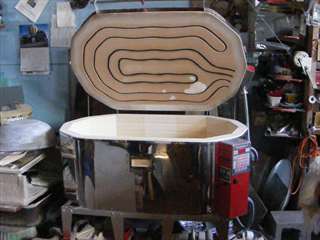 GROS FOUR A FUSION DU VERRE,.BIG KILN FOR FUSING