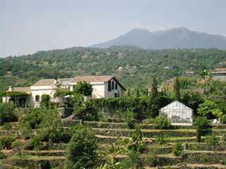 Villa historique en Sicile dans le Park nature de