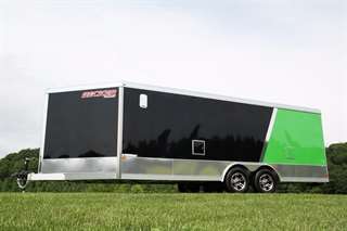 Remorque fermé aluminum cargo Hauler trailer