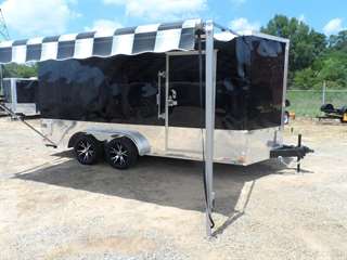 Remorque fermée 7x16 cargo trailer