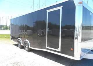Remorque ferm&#233;e Mission 8.5x24 Aluminium Noir