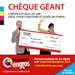 Chèque Géant - IMPRIMERIE - Annonce classée # 400772