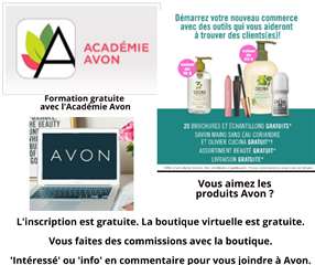 Devenez repr&#233;sentante Avon gratuitement.