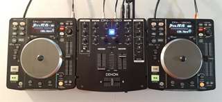 CDJ Professionnel DENON DN-S1200 &amp; mixer DN-X120